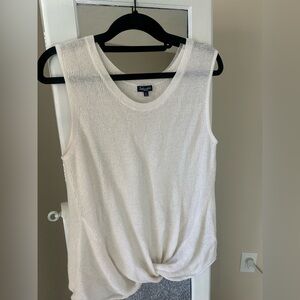 Splendid Cream Knit Top